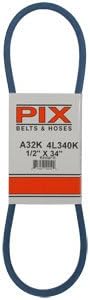 PIX Quality Aftermarket Belt Made with Kevlar - Compatible with: Ariens 72111, 72142, 72121: MTD 754-0285: Simplicity 2174883SM, 2164146SM (1/2" X 34")