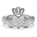 Women's Stainless Steel Claddagh Ring,Size:9