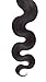 20 inch Brazilian Remy Hair #1B Natural Wave 100% REAL HUMAN HAIR