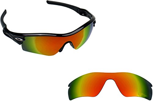 New SEEK OPTICS Replacement Lenses Oakley RADAR PATH - Fire Red Mirror