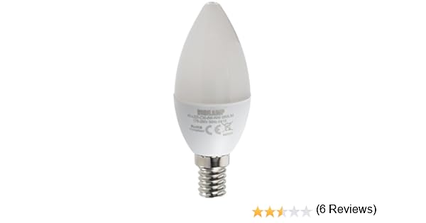 Digilamp 40-LED-C30-8W-WW - Bombilla tipo vela LED, E14, 8 W, 680 ...