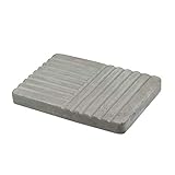 Nicole Silicone Concrete Mold for Soap Dish Rectangular with Stripe Handmade Cement Mould