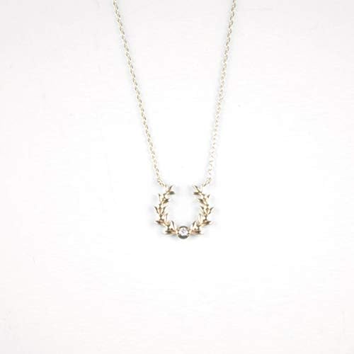 Star Jewelry 2JN7289 Olive Horseshoe Diamond, Gold