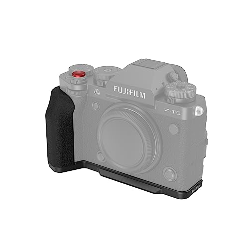 SMALLRIG X-T5 L-Bracket Grip L-förmiger Griff für FUJIFILM X-T5 Kamera, Integrierte Schnellwechselplatte für Arca, 1/4"-20 Löcher, Ergonomischer Silik