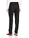 Haggar Men's Cool 18 Pro Classic Fit Pleat Front Expandable Waist Pant, Black, 34Wx30L