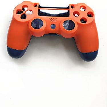 Front+Back Shell Housing Case Cover Protector for Sony PS4 Pro Wireless Dualshock 4 Pro Controller JDS040 JDM-040 Upper Housing Shell Case (Orange)