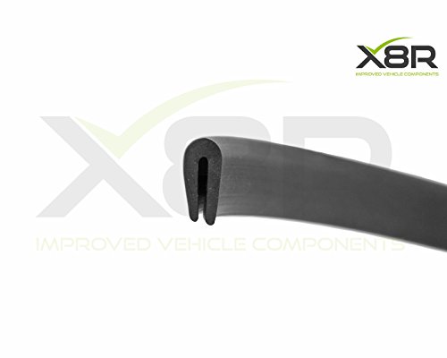 Black Rubber U Channel Edging Edge Trim Seal Corner Protection Protect Replace Part: X8R0106