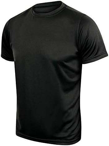 Kids T Shirt Boys & Girls Sports Fitness Active Wear for Children Running Performance Premium Quality Tops Tee Lightweight & Breathable Fabric