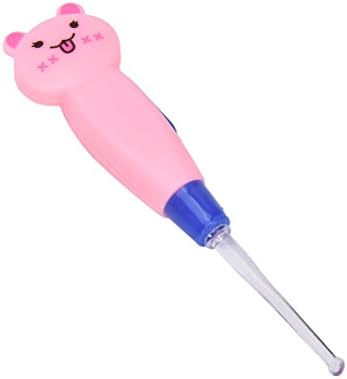 Daytingday 3 Pcs Plastic Ear Picker Spoon Curette Wax Remover Cleaner Health Care for Baby Kids with LED Light