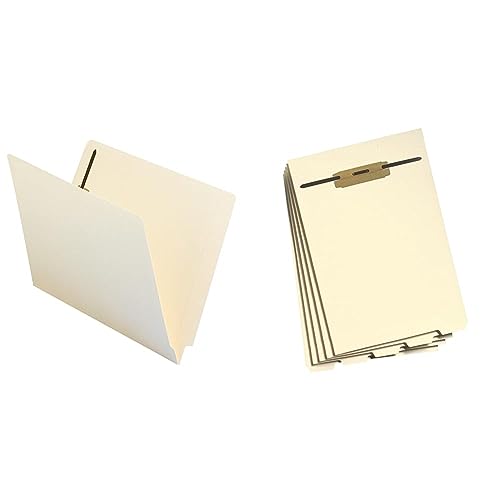 Smead Heavyweight End Tab Fastener File Folder, ShelfMaster