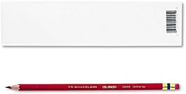 Prismacolor Col Erase Pencil with Eraser Carmine Red 12 Pencils - Brand New Item