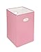 Folding Square Fabric Laundry Hamper or Storage and Toy Bin