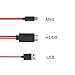 Amtake MHL Micro USB to HDMI 1080P HDTV Cable Adapter,6.5 feet
