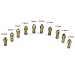 PZRT 2.0mm 13 IN 1 Copper Drill Chuck Kit Electric Grinder Accessories Self-Tightening Micro Twist Drill Chuck Collet Clamp Set Fit 2.0mm Motor Shaft Electric Grinder Rotary DIY Tool