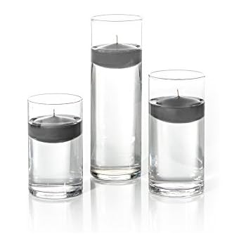 Amazon Com Richland 36 Eastland Cylinder Vases And 3 Red