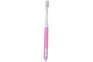 2 Colors Soft Brush Hair Teethbrush Household Toothbrush Oral Care Toothbrush for Adult (Pink)