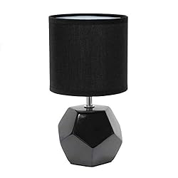 Simple Designs LT2065-BLK Round Prism Mini Table