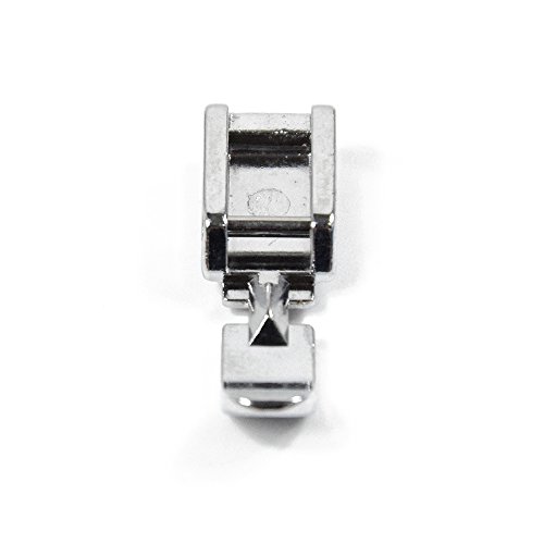 Clip-on Narrow Zipper Sewing Machine Foot Attachment / spare part Sewing Machine Presser Feet for All Low Shank Snap-on Singer Brother Euro-pro Janome White Juki