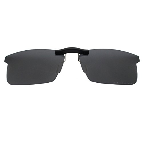Ray-Ban RB8411 (RX8411) 54-17-140 Custom Polarized Clip On Sunglasses 54x17 (Black)