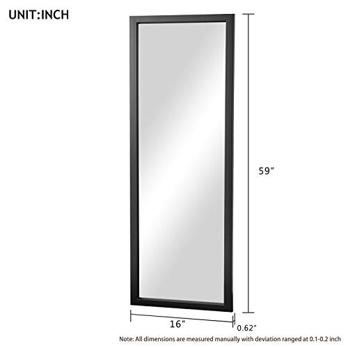 Full Length Floor Mirror 47"x16" Large Rectangle Wall Mirror Hanging or