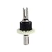 Hacloser Front Rear Differential Gear Set For Wltoys 12428 12423 1/12 RC Car Spare Parts