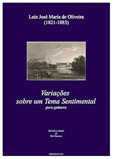 Livro Variações sobre um Tema Sentimental, para guitarra