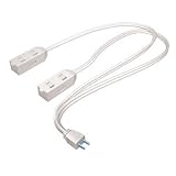 Stanley CordMax Duo Twin Extension Cords One Single Plug Each with 3 Outlets