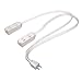 Stanley CordMax Duo Twin Extension Cords One Single Plug Each with 3 Outlets
