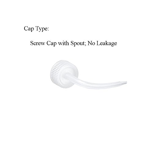 Wash Bottle LDPE Bottle with Narrow Mouth 250ml 500ml (Pack of 2)