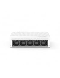 Tenda 5 puertos Fast Ethernet 10 100 Mbps de computadora Interruptor, Blanco