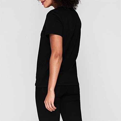 A t-shirt perfeita, logótipo grande Batwing, t-shirt, mulheres, preto mineral, m