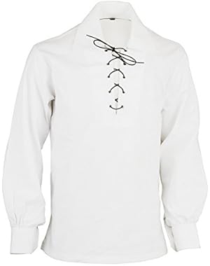 Scottish Highland Jacobite Jacobean Ghillie Kilt Shirt Tartan Sporran