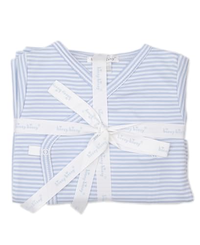 kissy kissy Baby Gender Neutral Simple Stripes Take Me Home Bundle Set, Light B…