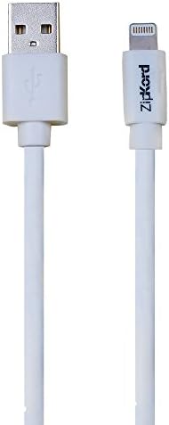 ZipKord Data Cable for Apple Lightning Devices - Retail Packaging - White
