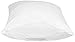 Amazon Basics Standard Pillowcase with Zipper, 100% Cotton Hypoallergenic, Pillow Protector, White (27 x 21 Inches), Pillows Not Included