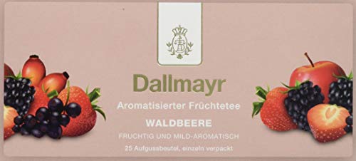 Dallmayr Tee Aufgussbeutel - Früchtetee Waldbeere (1 x 62,5 g)