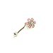 Mavis's Diary® 2 Pcs Cute Bling Dust Plugs Accessories/Cell Charms/Ear Jack for iPhone 6 Series,Samsung Galaxy S6 Series,Note 5,HTC M9,LG G4 and Other 3.5mm Earphone Jack Downward (Combination 2)