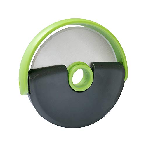 CHEF PROSENTIALS Pizza Cutter Wheel Portable Accessory Green color For Kisok