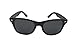 Polarized sunglasses Desen wayfarer design for men and women (Black, Crystal Black)