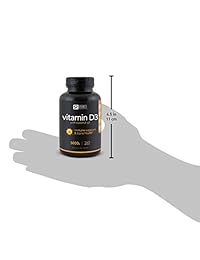 Vitamina D3 mejorada con aceite de coco para una mejor absorción – 360 cápsulas, Health and Beauty, 1