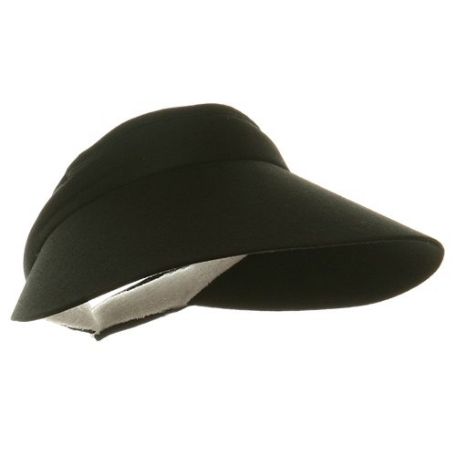 Large Peak Twill Clip On-Black W36S41E