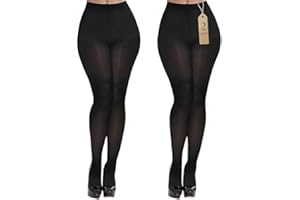 Buauty 2 Pairs 80D Tights for Women,Women's Sheer Black Tights,Soft Opaque Pantyhose and Stockings for Comfort and Elegance