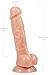 Beauty Molly Superior 7 Inch Anal Realistic Penis Dildo with Suction Cup Adult Sex Toys for Women, Flesh