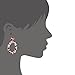 Mottled Circle Hoop Acrylic Resin Dangle Statement Earrings for Women