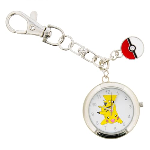 Pokemon Pikachu Analog Bag Charm Pocket Watch
