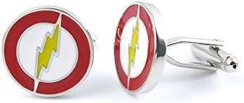 Men Boy Jewelry Cufflinks Cuff Links Party Favors Gift Wedding CB071 Lightning Flash Logo