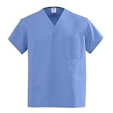 Medline Reversible Scrub Top AngelStat, ANG-CC, X-Small, Navy