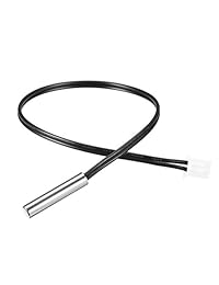 uxcell NTC   Sonda termisor de acero inoxidable con sensor de temperatura sensible para aire acondicionado