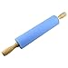 Rolling Pin, YYP Non-Stick Silicone Surface Rolling Pin, Wooden Rolling Pin Handle for Rolling Dough, Baking, Small Size