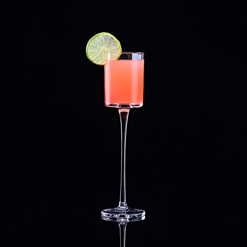 KJGHJ 4 Stücke Champagnerflötengläser Cocktailgläser Elegant Entworfene Hand Geblasen, Lead Free, Champagner-Tassen Set… – Bild 7